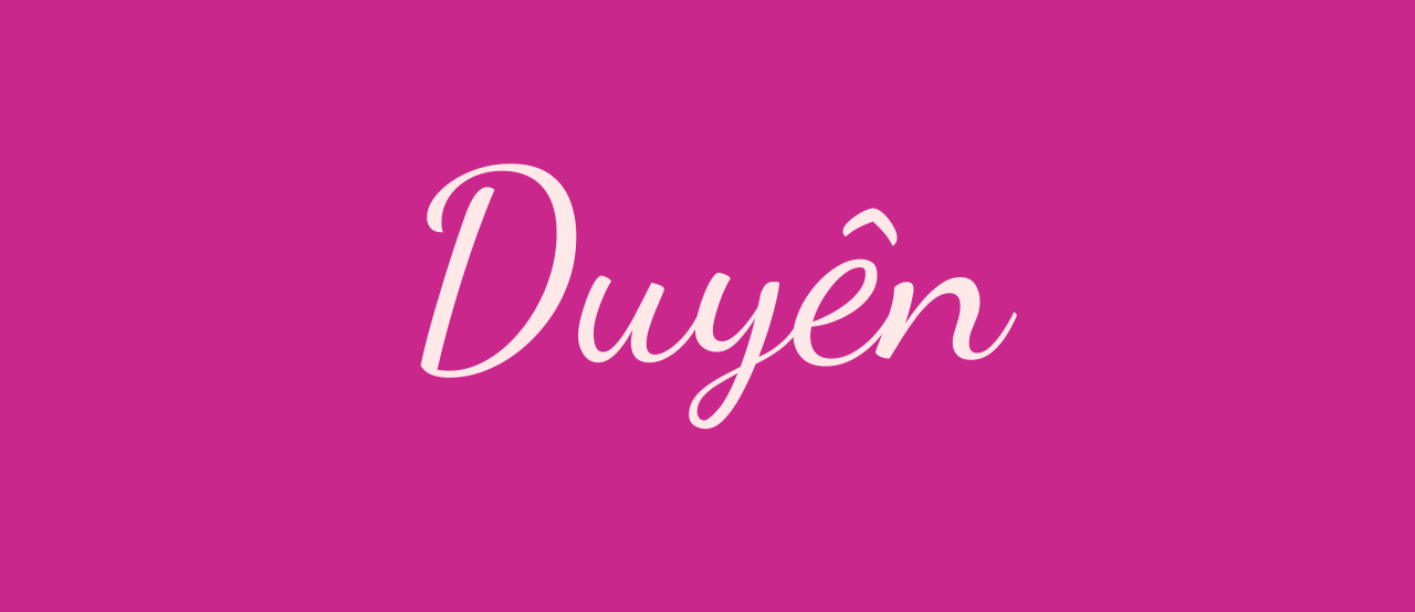 Meaning of Duyên name