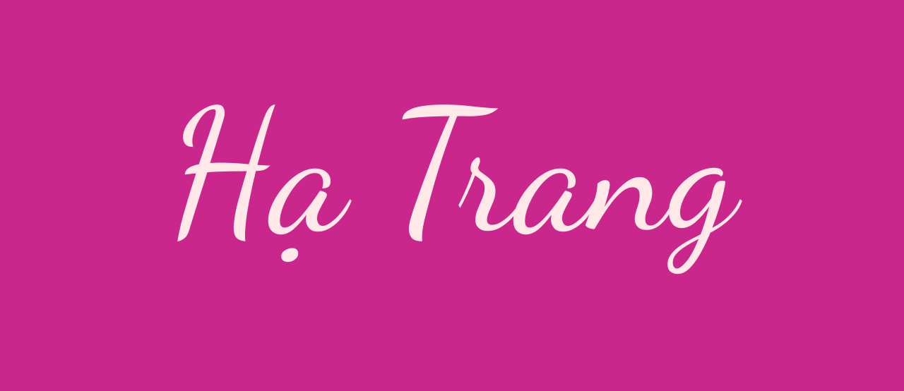 Meaning of Trần Thảo Hạ Trang name