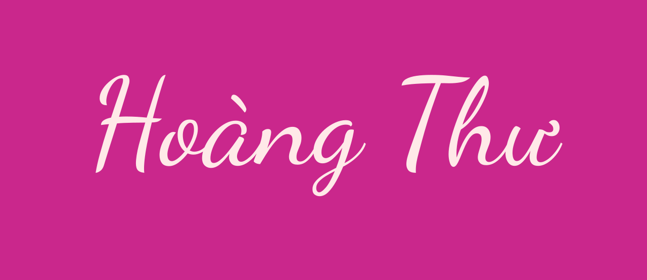 Meaning of Hoàng Thư name