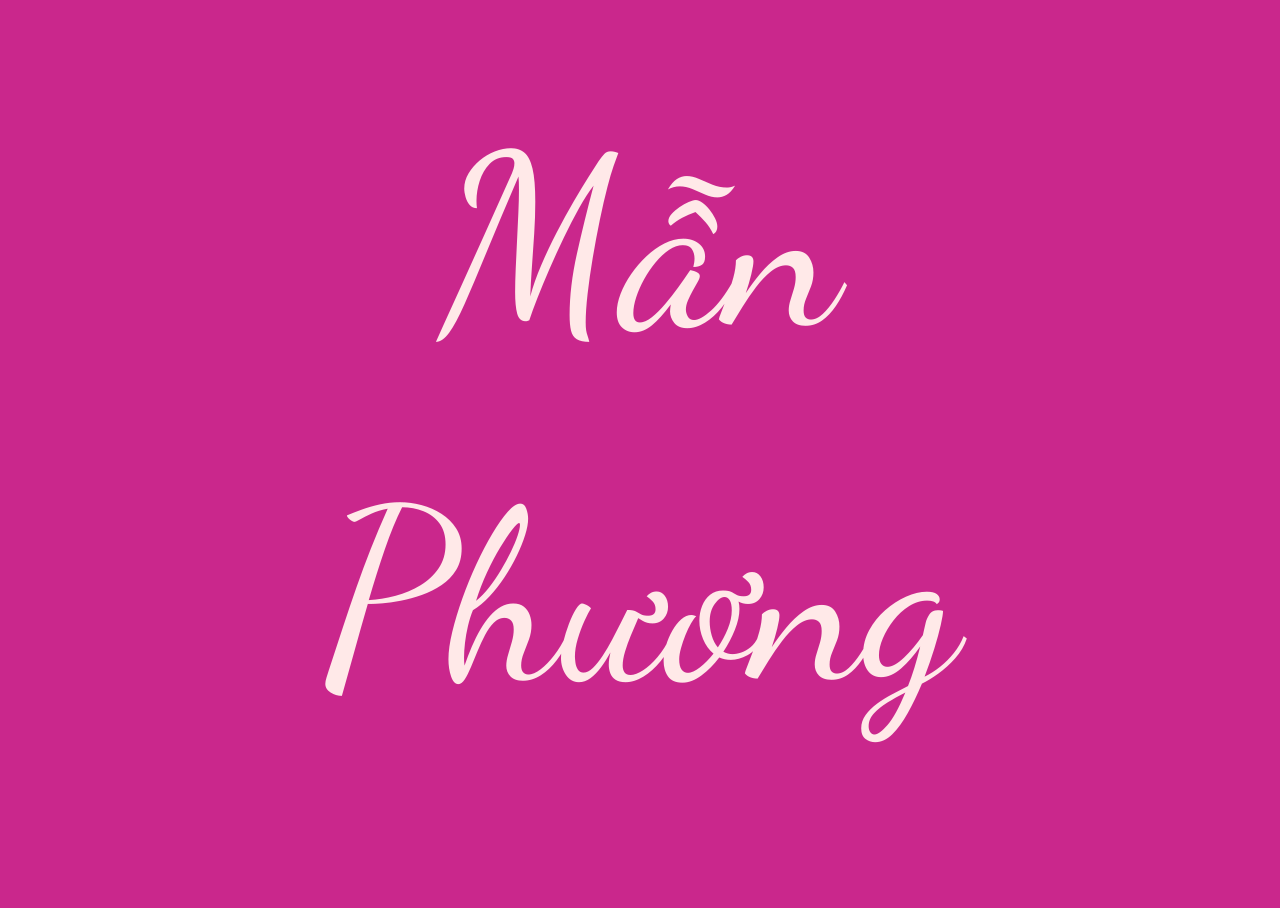 Meaning of Trần Mộng Mẫn Phương name